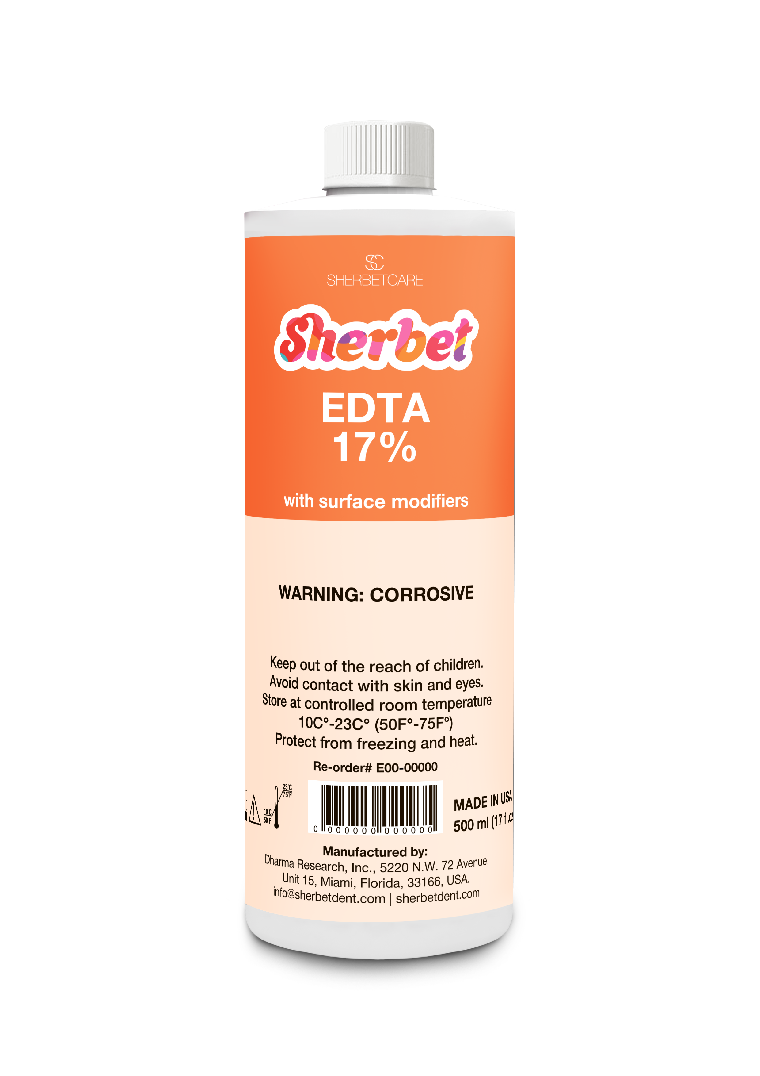 картинка Sherbet-E 17% EDTA with Surface Modifiers 500 ml