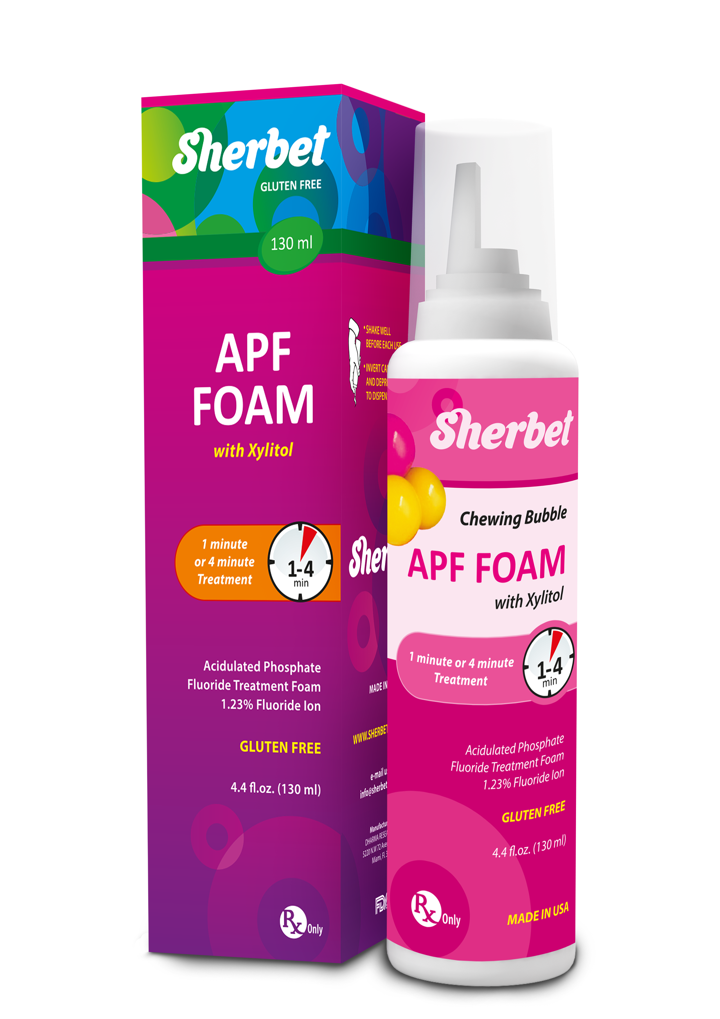картинка Sherbet APF Foam 1,23% Chewing Bubble
