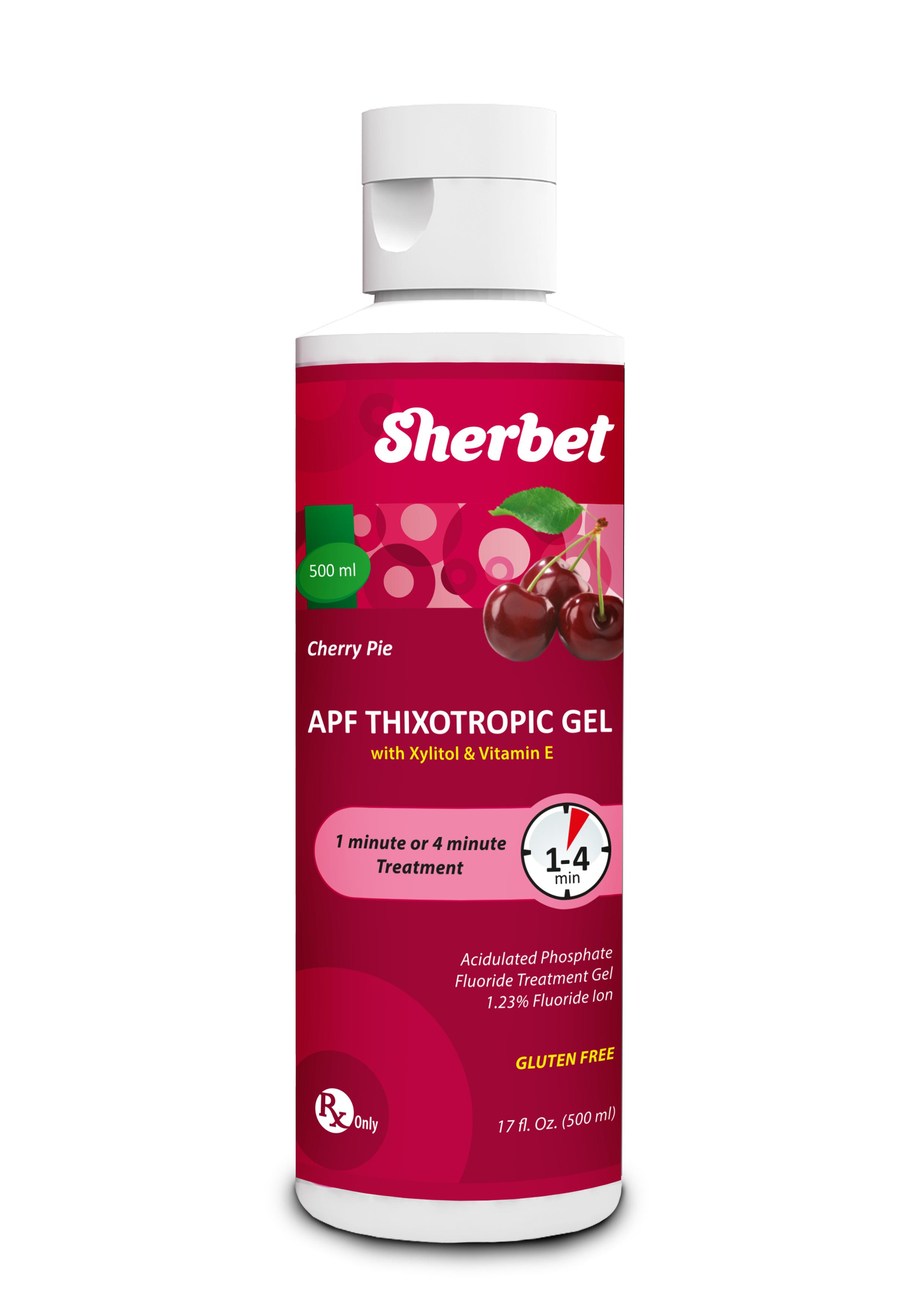 картинка Sherbet APF Gel, Cherry Pie Flavor, 500 ml
