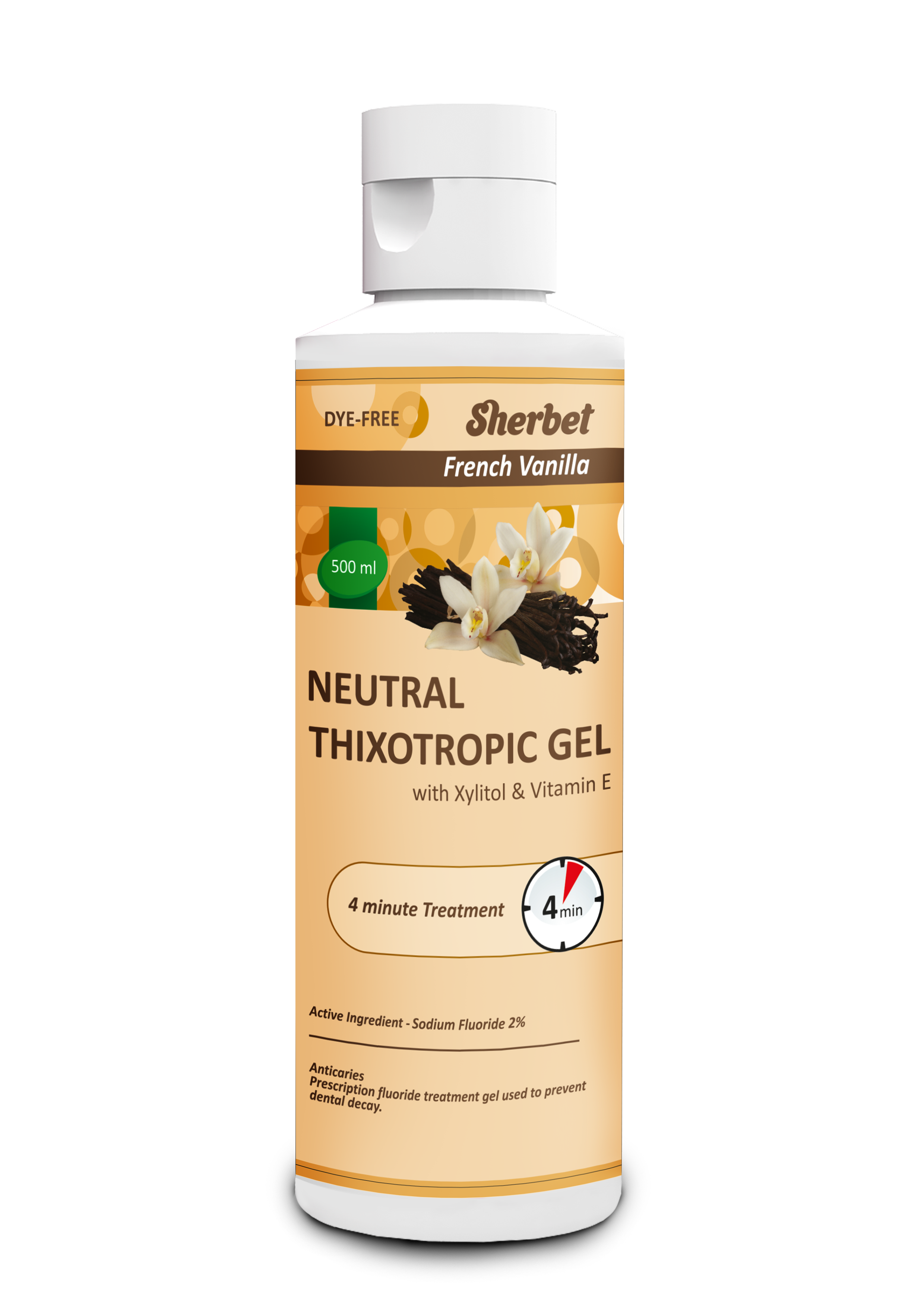 картинка Sherbet pH-Neutral Gel, French Vanilla, 500 ml