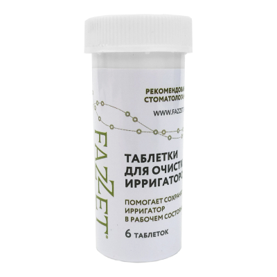 картинка Fazzet Irrigator Cleaner, 6 Tablets