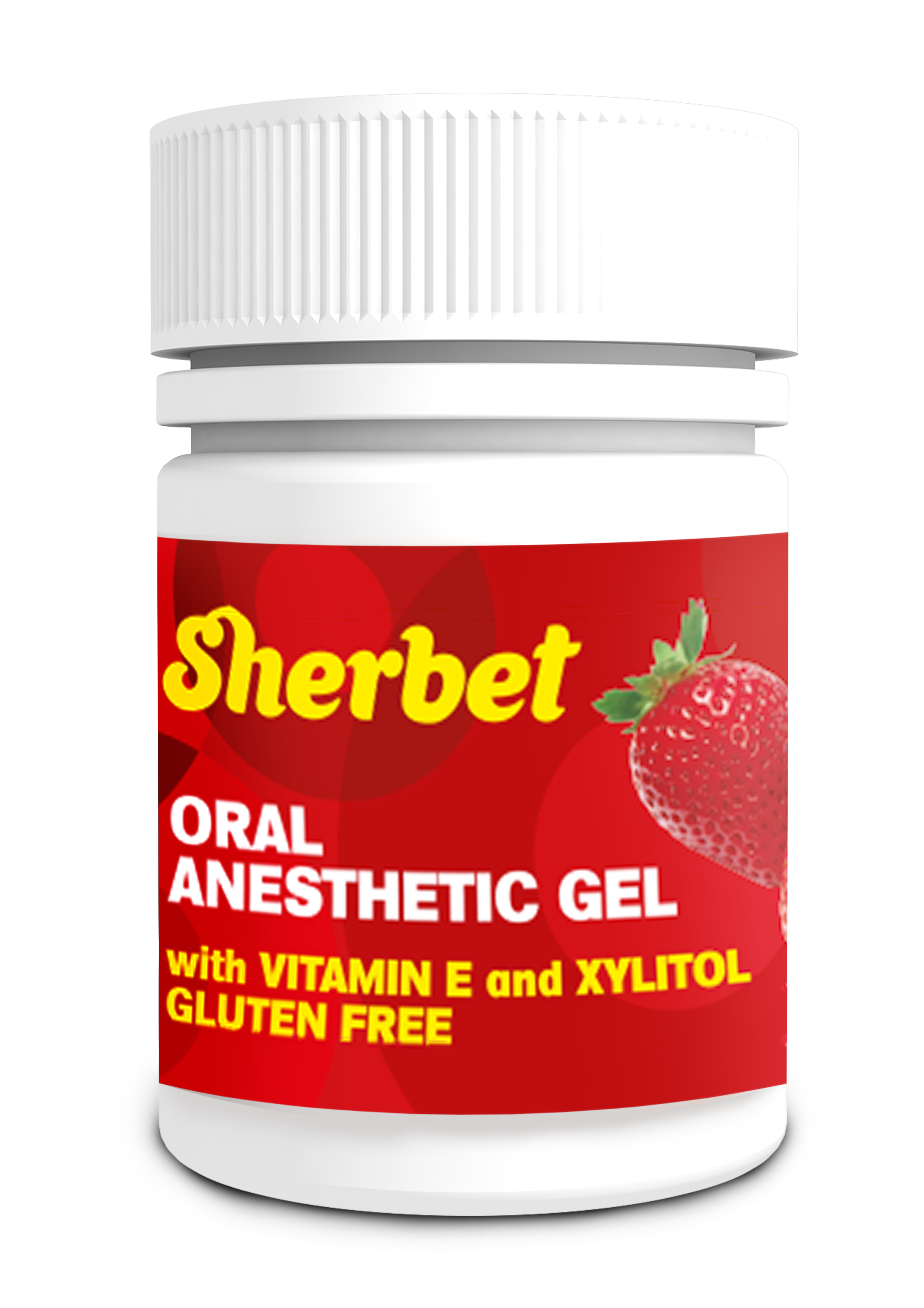 картинка Sherbet Gel based on benzocaine 20% Strawberry Heaven