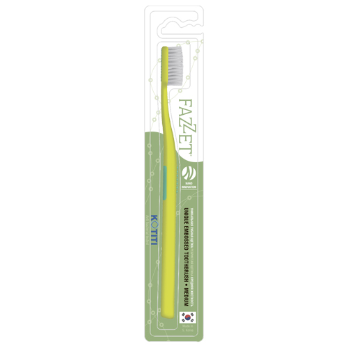 картинка Fazzet Embossed Toothbrush, Green